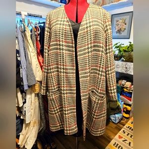 Pink/Grey Vintage Swing Coat